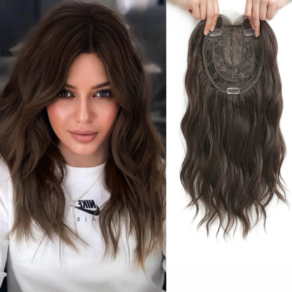 Wigiverse 16 Inch Curly Hair Topper