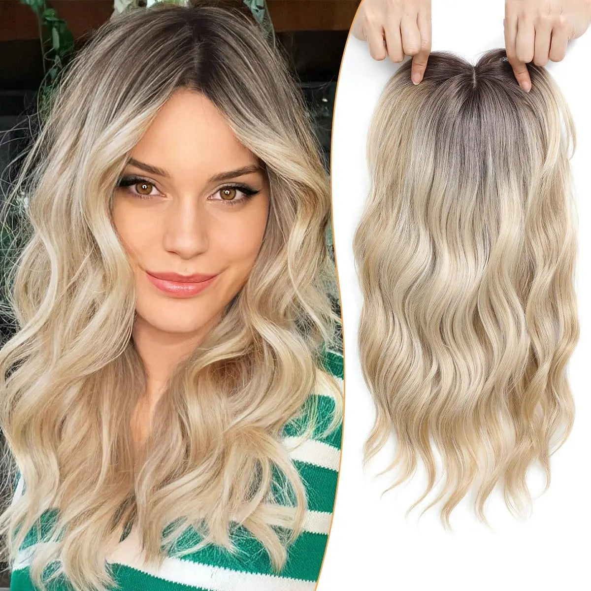 Wigiverse 16 Inch Curly Hair Topper