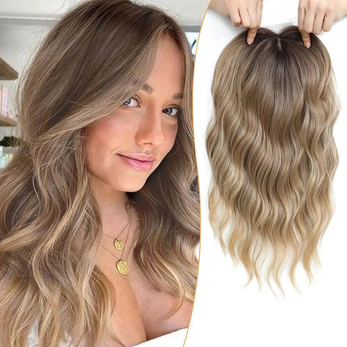 Wigiverse 16 Inch Curly Hair Topper